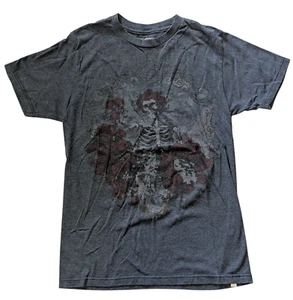 2013 Converse One Star GDP Grateful Dead Bertha Skull Roses T-Shirt Size Small - Picture 1 of 3