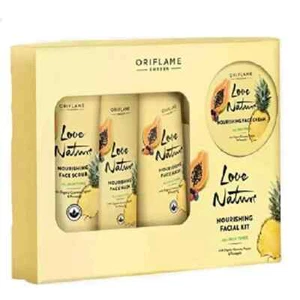 Nourishing Facial Kit with Organic Guarana Papaya & Pineapple - Picture 1 of 3