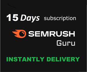 Semrush Guru 15 Days  private access