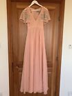 Asos Jewelled maxi Prom Bridesmaid Dress Blush size 4 BNWT