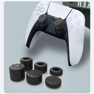6pcs Analog ThumbStick Joystick Grips Cover Caps For PS5/4 Game Controller