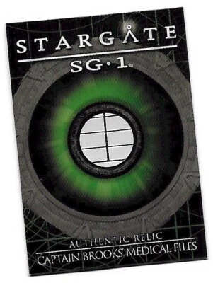 Stargate SG-1 Season 7 (Seven) - R8 "Brooks' Medical File" Relic Card #326/375 - Image 1 of 3
