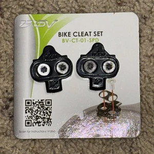 Juego de botines de bicicleta BV compatibles con Shimano SPD - Spinning, ciclismo, montaña *NUEVO* - Imagen 1 de 2