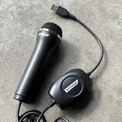 Logitech Konami Black USB Microphone MIC Xbox 360, PS3, Wii and PC - Image 1 of 4