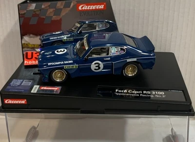 SLOT CAR CARRERA EVOLUTION 27834 FORD CAPRI RS 3100 #3 IPPOCAMPOS RACING - Imagen 1 de 4