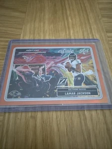 2024 Panini Zenith State of the Art Lamar Jackson #9 Orange - Picture 1 of 4