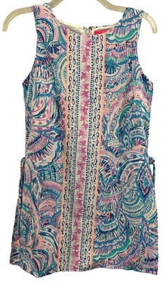 NUEVO Vestido Mameluco Lilly Pulitzer Talla 00 Multi Happy as a Clam Donna Nuevo con Etiquetas $178 Foto 1 de 4