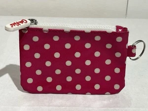 Cath Kidston Cath Kids Coin Purse Small Pink Cream Spots Zipped - Picture 1 of 10
