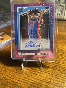 Bobi Klintman 2024-25 Donruss Optic /79 Auto Pink Velocity Rated Rookie #315🔥 - Picture 1 of 2