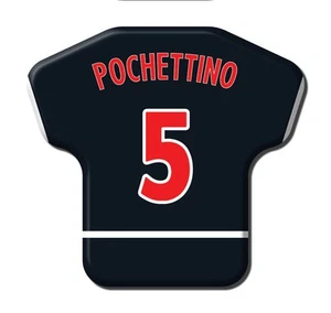 Calamita Simile a T-Shirt Calcio Stagione 2002/2003 PSG 5 Maurizio Pochettino - Picture 1 of 9