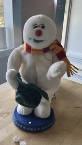 Gemmy Snowflake Spinning Snowman Animated Singing Dancing - Picture 1 of 3