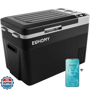 EUHOMY 12 Volt Refrigerator, 32QT(30L) Electric Cooler, Car Fridg - Picture 1 of 5