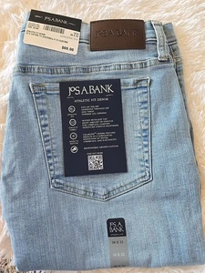 Jos A Bank Athletic Fit Jeans Herren Größe 36x32 Denim Blau, Neu Mit Etikett - Bild 1 von 14
