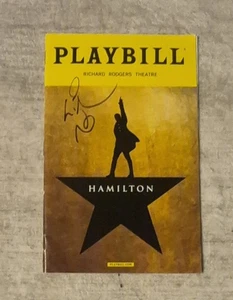 Lin-Manuel Miranda handsigniert signed Hamilton Broadway Playbill  - Bild 1 von 1