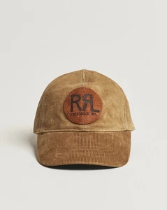 RRL By Ralph Lauren Ranch Logo Suede Leather Ball Cap - Bild 1 von 6