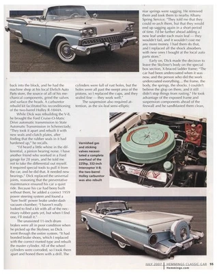 Ford Skyliner 1959 restauración artículo de 4 páginas Foto 1 de 3