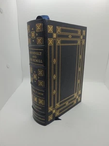 Roosevelt and Churchill By Joseph Lash Limited First Edition Franklin Library - Picture 1 of 6