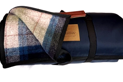 New! Pendleton Roll Up Travel Blanket 100% Wool/Nylon Outdoors Camping 60" x 70" - Image 1 of 4