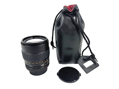 Lente teleobjetivo macro Super Albinar Auto MC 135 mm f2,8 Prime para Canon FD con estuche Foto 1 de 4