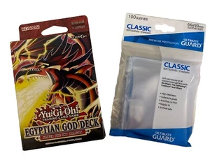 Yu-Gi-Oh! Yugioh I Structure Deck I Egyptian Gods I Slifer  I DE & 100 Sleeves - Bild 1 von 4