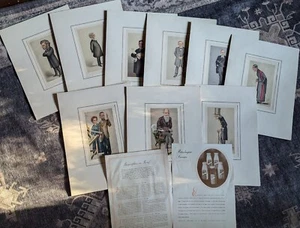 Vanity Fair Caricatures of Famous Scientists, Set of 9-Petrolagar Labs, 1930 - Picture 1 of 16