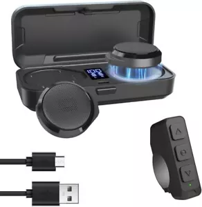 Motorcycle Helmet Bluetooth Headset, Motorcycle Bluetooth Helmet Speaker,Ture Wi - Picture 1 of 11