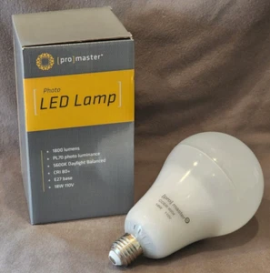 BRAND NEW PROMASTER LED STUDIO LAMP 18W - (5600K) DAYLIGHT- PL70 PHOTO BALANCED - Picture 1 of 7