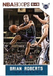 2015-16 Hoops Charlotte Hornets Basketball Card #47 Brian Roberts