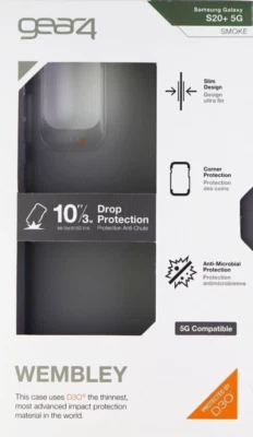 Funda blanda Gear4 Wembley Palette Series para Samsung Galaxy S20+ (Plus) 5G - Humo Foto 1 de 3