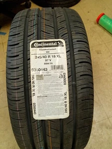1 NEW TIRE 2454018 CONTINENTAL CONTIPROCONTACT MO - Picture 1 of 2