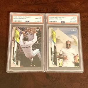 2020 Topps Chrome F1 Lewis Hamilton Mercedes AMG Monaco France PSA 10 cards - Bild 1 von 6