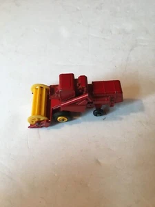 Vintage Matchbox Series No 65 Combine Harvester Red By Lesney - Picture 1 of 5