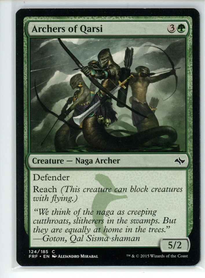 ARCHERS OF QARSI Fate Reforged #124 FRF(NM)(MTG) - Image 1 of 1