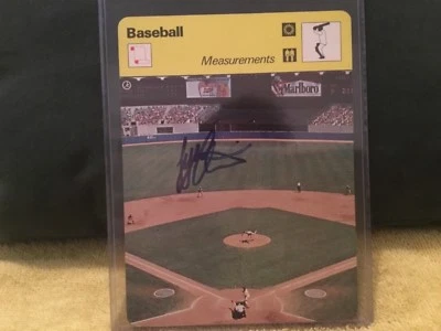 Tarjeta de sportscaster 1978 firmada por Tyler Austin de los Yankees/estadio de los Yankees Foto 1 de 3