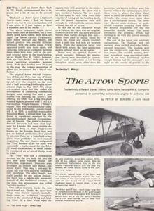 Arrow Aircraft Arrow Sports Aircraft Report 6/5/2023o - Picture 1 of 1