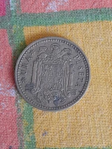 Spanien - 1 Peseta Münze - 1966 - Francisco Franco. - Bild 1 von 2