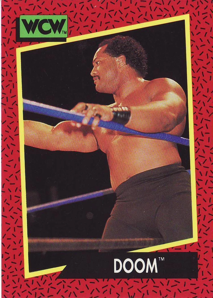 1991 WCW/WWE Impel #141 Doom Ron Simmons Butch Reed near mint - Image 1 of 1