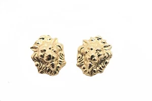 Orecchini Earring lobo Leone "Del Doge"Argento 925 dorato brillante - Imagen 1 de 3