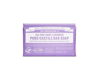 Dr. Bronner's Pure Castile Bar Soap 5 Oz Lavender - Picture 1 of 3