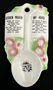 Spoon Rest Ceramic Prayer Utensil Holder W4 - Picture 1 of 3