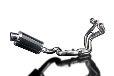 Yamaha FJ-09 Tracer 900 Delkevic 3-1 Exhaust 9" Carbon Fiber Oval Muffler 15-20 - Image 1 of 4