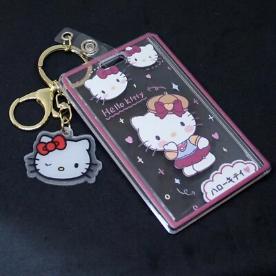 Linda mochila con soporte de identificación para llavero Hello Kitty Foto 1 de 3