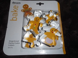 Dexam Vier Lebkuchen Ausstechformen Familie Ausstechformen Backset - Bild 1 von 3