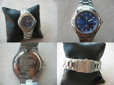 FOSSIL Quartz "BLUE STEEL" Ref. FS-5008 - Rare Vintage Watch LOOKLIKE NEW RARE