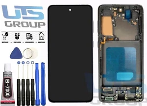 Display Für Samsung S21 5G G991 LCD In-cell Bildschirm Rahmen Grau - Bild 1 von 6