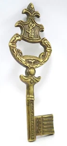 Vintage Brass Key Shape Drink Bottle Opener Very Beautiful Collective. G47-236 - Picture 1 of 8