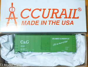 Accurail HO #80883 Columbus & Greenville (40' AAR Steel Boxcar) Plastic Kit