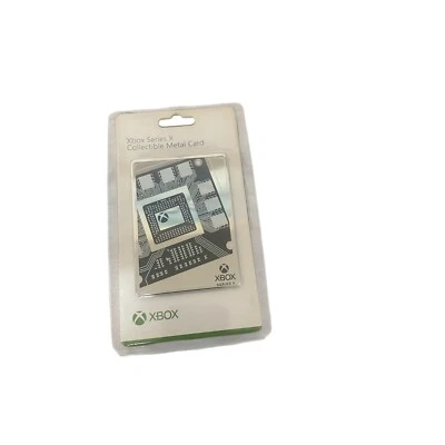 Xbox Series X Collectible Metal Card Limited Edition Rare Souvenir Sealed - Image 1 of 2