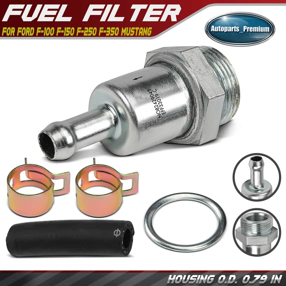 Filtro de combustible para Ford F-100 F-150 F-250 F-350 Mustang Lincoln Continental Mercury Foto 1 de 4
