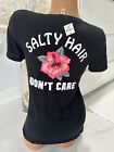 T-Shirt Victoria's Secret PINK Hawaii schwarz XS Neu mit Etikett!